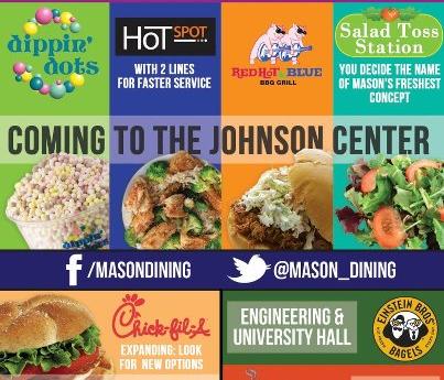 Mason Dining is undergoing major changes this summer in preparation for the the fall semester (Photo courtesy of Mason Dining)