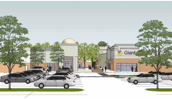 Plans for University Mall renovations include expansions, new buildings, and parking garages (photo courtesy of Geo. H. Rucker Realty Corporation).