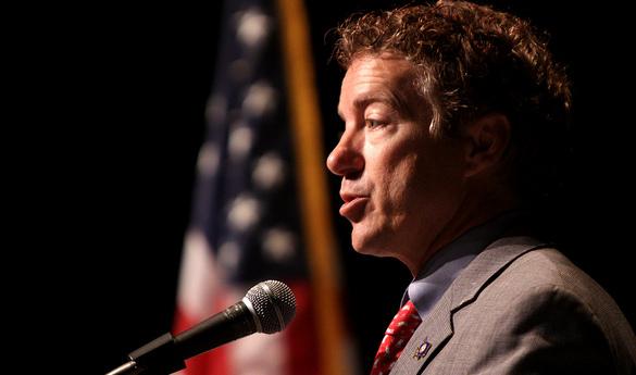 Rand Paul, junior senator from Kentucky, came out ahead in the recent CPAC straw poll (photo courtesy of George Skidmore/Flickr).