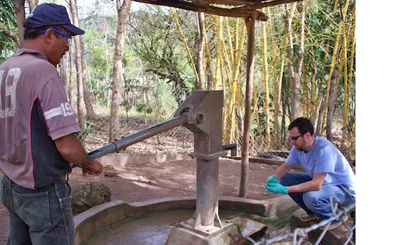 Mason civil engineering students will work to bring clean, accesible water to a community in Nicaragua (photo courtesy of Engineers for International Development). 