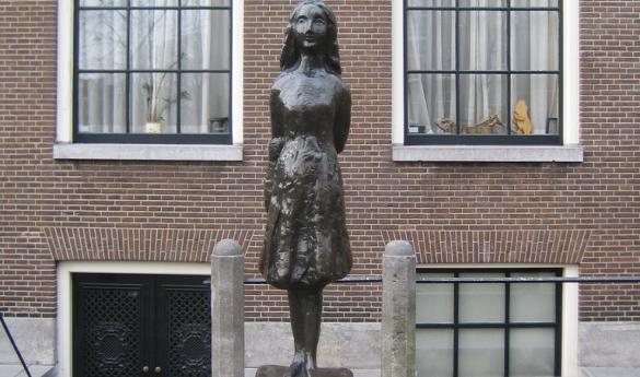 This statue by Mari Andriessen stands before the Westerkerk in Amsterdam (photo courtesy of tiseb/Flickr).