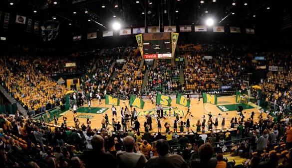 Mason is one of 12 Virginia institutions that doesn't turn a profit on men's basketball (Photo courtesy of Mason Athletics).