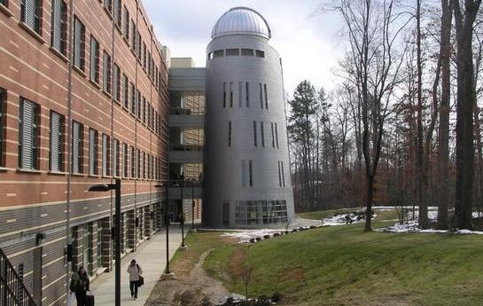 Every Monday interested students can meet in Research Hall to go into the observatory (photo courtesy of George Mason's Physics Department)