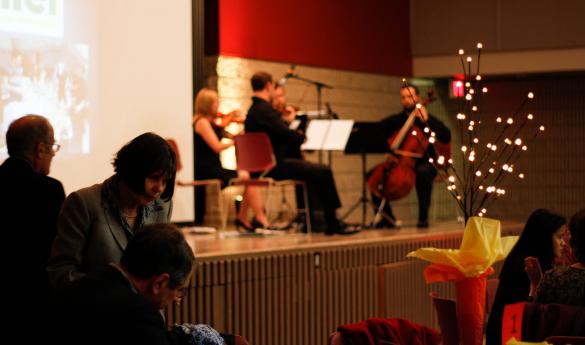 Musicians performed for gathered survivors and students (photo by Amy Rose)