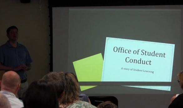 Mason's current code of conduct does not allow students have a lawyer represent them during conduct hearings, that could change with a new legislation in the General Assembly (photo courtesy of Office of Student Conduct).