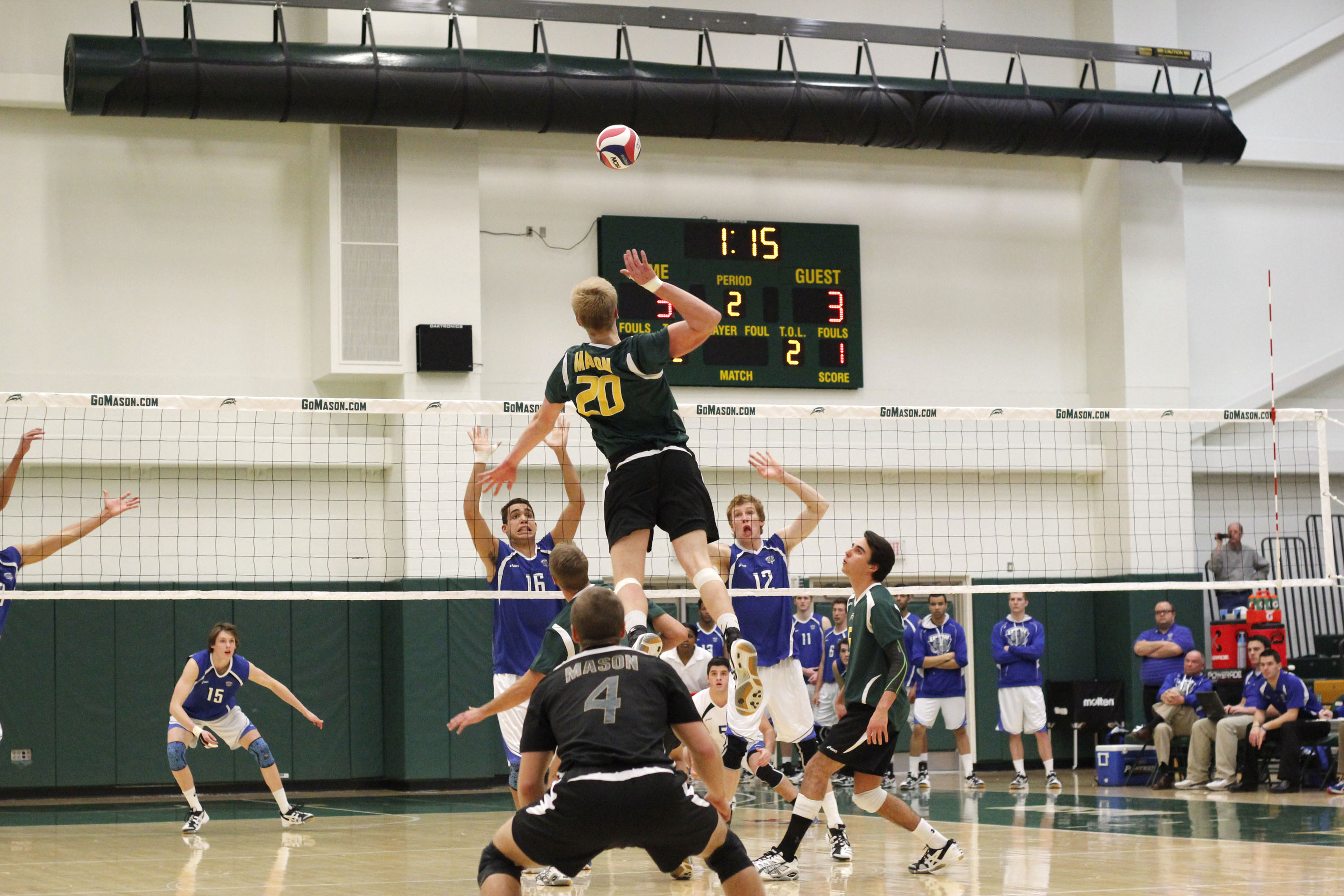 Mason men's volleyball falls to IPFW 3-1, but Heim makes Sports Center ...